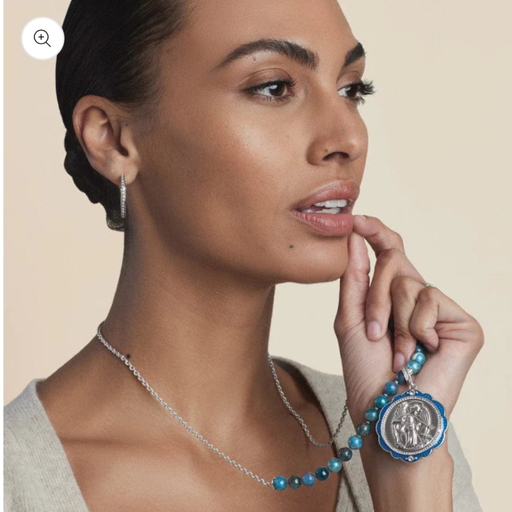 Brighton Protection Angel Medallion Necklace NWT